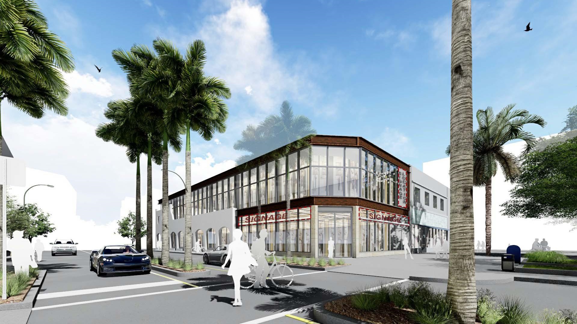March 27 2017 | A multi-level retail building is planed on Lincoln Road.