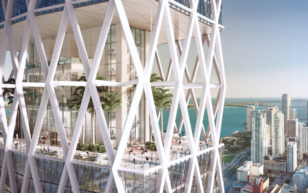 June 13, 2017 | ‘Futuristic’ Diagrid Office Tower At Worldcenter