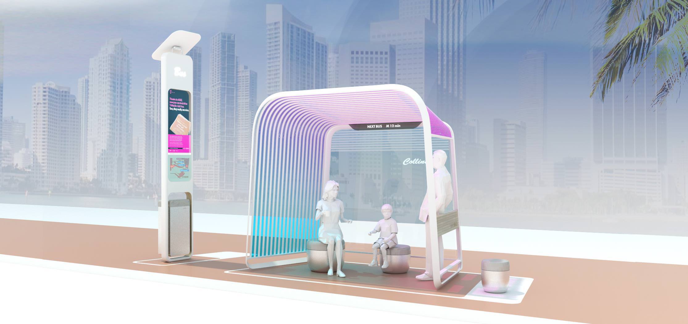 Miami Beach officials are considering replacing nearly 300 bus stops throughout the city with a new design.