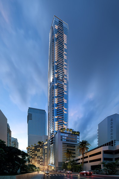 Panorama Tower, the tallest residential building in Brickell