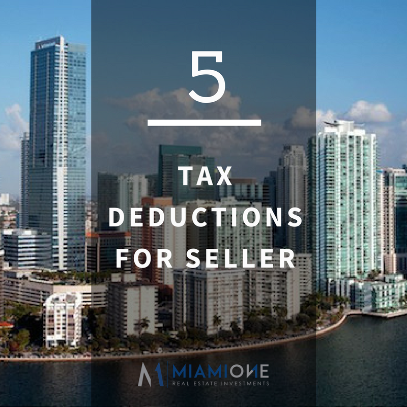 FIVE Tax Deductions for Sellers