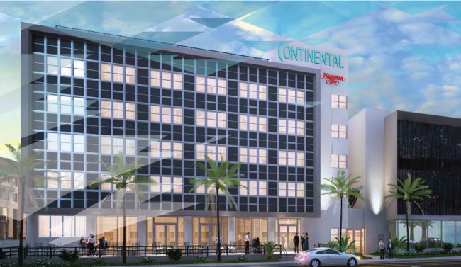 Hampton Inn at the Continental on Collins hits the Market.