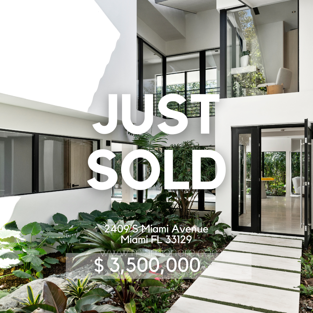 HOUSE- Just Sold – 2904 S Miami Ave Miami FL 33129