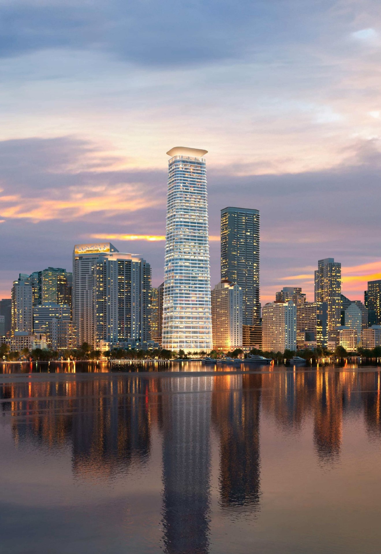 Citadel revealed the design for supertall tower in Brickell, Miami.