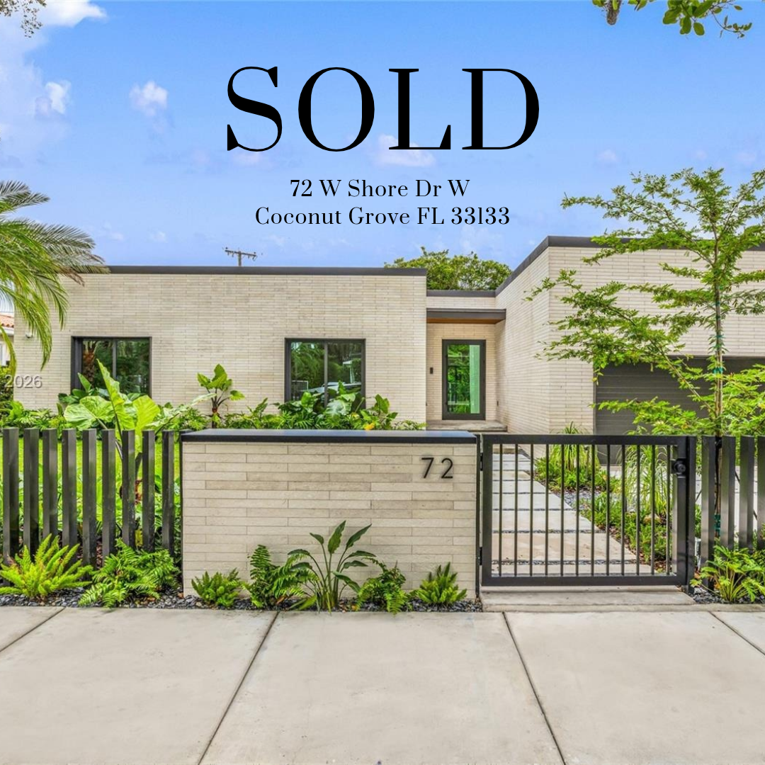 SOLD – House in Bay Heights in Coconut Grove